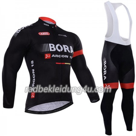 Set Langarmtrikot + Trägerhose Lange 2017 Bora-Hansgrohe Damen N003